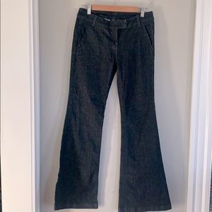 Jcrew wide leg trouser jeans